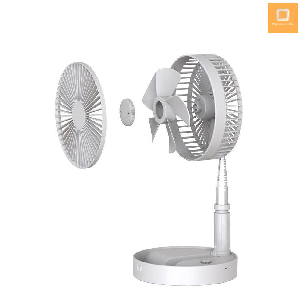 Adjustable Height Telescopic Rechargeable Standing Fan Rechargeable Pedestal Fan